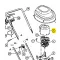 MTD légterelő motor burkolat (731-2205)