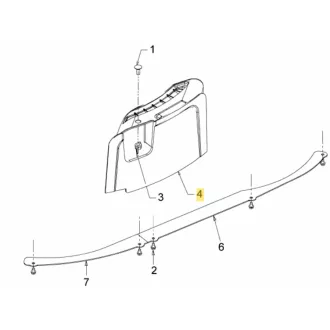 MTD mulcsbetét 38", 42" -os deck (731-2363)