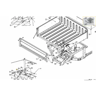 MTD, Cub Cadet PRO Utility rugó (732-0428B)