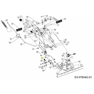 Cub Cadet feszítő rugó (732-04448)