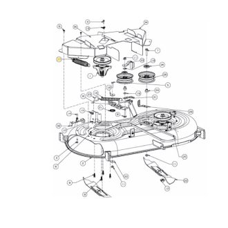 MTD, Cub Cadet késház feszítő rugó (732-05241)