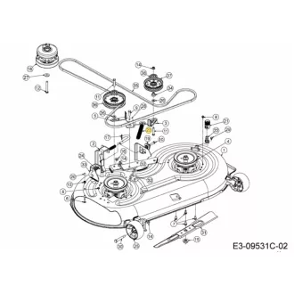 Rugó 94x6.75 Cub Cadet fűnyíró traktorhoz (732-05484)