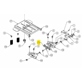 MTD üléskapcsoló rugó LT (732-08282)