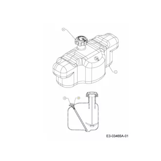   Cub-Cadet üzemanyagtank gumi tömítés, benzicsőnél  (735-0149)