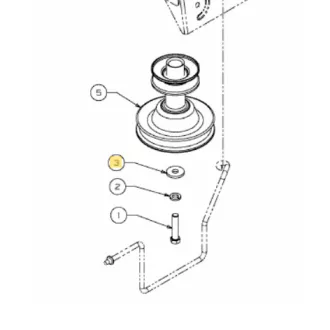 MTD alátét WASH:FL:0.440 x1.258 x0.164:HD (736-0322)