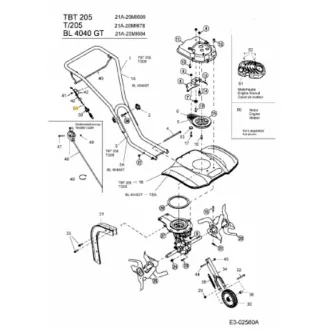 MTD rögzítő alátét (736-0787)