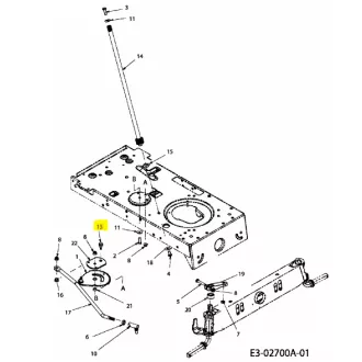MTD vállas csavar SCR:SHLDR:0.437X0.345:5/16-18 (738-04141)