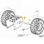 MTD hómaró keréktengely AXLE:.75 x 22.000 LG  738-04168 (738-04493)