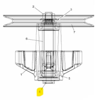 MTD Késtengely MTD J/115 (738-1043)