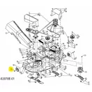 MTD talajkövető kerék csavar 0.498 x 2.5 : 3/8-16 (738-3056)