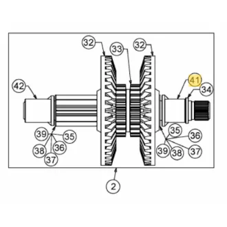 MTD persely BRG:FLG:.625 X .75 X .75 (741-05096)