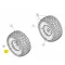 MTD Műanyag perselycsapágy FLANGE BEARING .760x1.00x1.20 (741-0516B)