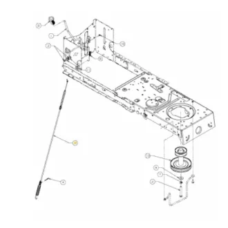   MTD késindító bowden LT 738-04425 csavarral 746-05436  (746-04173E)