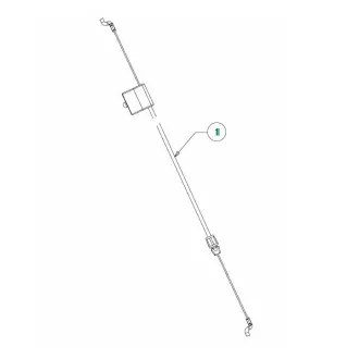 Bowden fék MTD 46PO, MTD46, CC53 1385mm (746-05031)