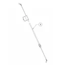 Bowden fék MTD 46PO, MTD46, CC53 1385mm (746-05031)