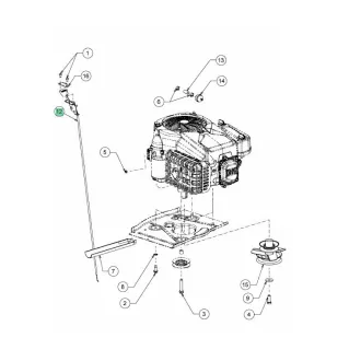 MTD gázkar bowden 746-05049 (746-05049A)