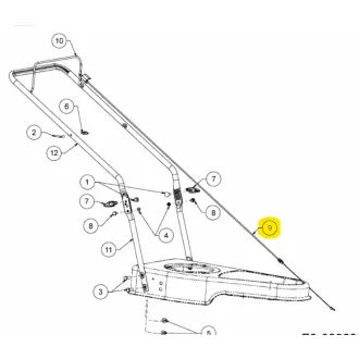 MTD motor-fék bowden (746-05141)