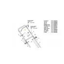 MTD kapcsolókar kormánynál motor-fék, 747-04338637  (747-04338)