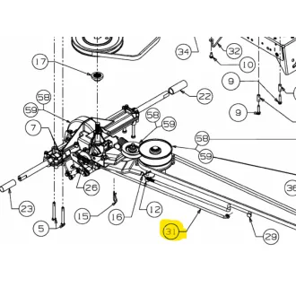 MTD fékpálca LT (747-04733A)