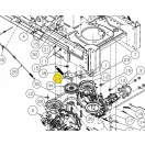 MTD feszítőgőrgő távtartó persely  HLDR:0.383X0.667X0.446 (748-05029A)
