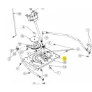 MTD kormányrúd alsó persely blokk XT1, XT2, XT3, NX15 (748-05071B)