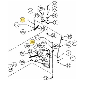 MTD távtartó 0.254 ID x0.500 OD x0.275 (750-05381)
