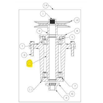 MTD távtartó (750-06719)