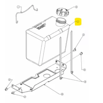 MTD Üzemanyagtartály 5,14 L , 751-0553 (751-0555D)
