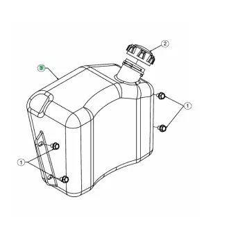 Benzintank (751-0818D)