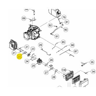 MTD Szívócsőtömítés (17107-KB85-0001) (751-11254)