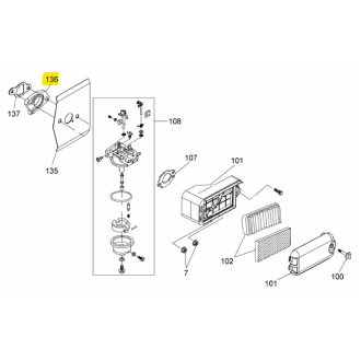 MTD motor rezgéscsillapító lemez 1P61 (751-11738)