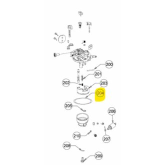 MTD O gyűrű karburátor úszóház (751-12304)