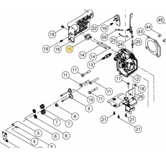 MTD kipufogó tömítés 7T90 (751-156581)