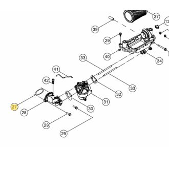   MTD szívócső tömítés O-gyűrű 7T90 36x2,5  (751-15711)