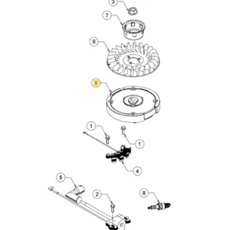 MTD lendkerék 7X70 (751-15736)