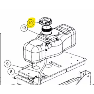 MTD tanksapka (751-3124E)