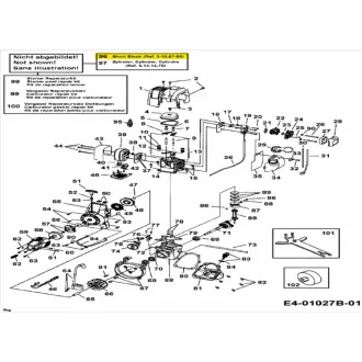 MTD 875, 890 motorblokk (753-04087)