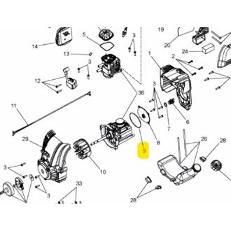   MTD O gyűrű forgattyúsház burkolathoz 800, 990 (753-05238)