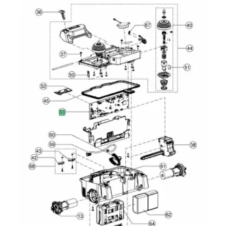   XR és RK 1000, 2000 robotfűnyíró alaplap 625-09001A (753-11263)