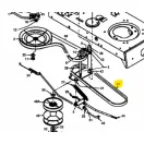 MTD Ékszíj hajtás MTD B155 V-BELT .715 X 48.5 LG (754-0370)