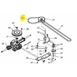 MTD ékszíj hajtás MTD B135 5/8" x 31-3/4 (754-04002)