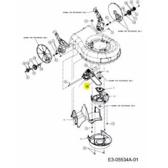 MTD ékszíj BELT:V TYP:0.430 x 32.45" (754-04179A)