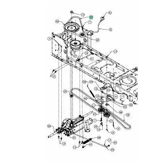   MTD Ékszíj meghajtáshoz BELT.V TYP.5L x 40.75LG POLY 754-04208A (754-04208A)