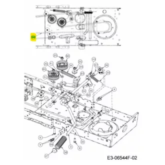 MTD ékszíj hajtás MTD PL75SD 1/2" x 84.1 (754-04252)