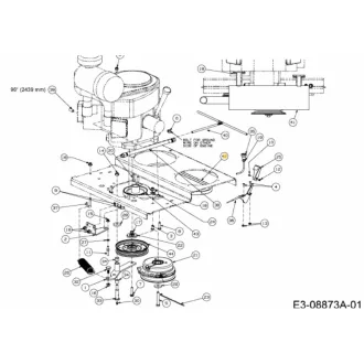 Ékszíj motor ékszíjtárcsa meghajtás (754-0432B)