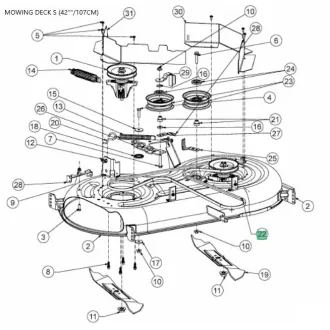 MTD ékszíj BELT:V TYP:MOD A SEC X 99.87 (754-05099)