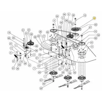 MTD Ékszíj késhajtáshoz 113.4"  (754-05129)