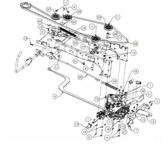   MTD Ékszíj meghajtáshoz BELT:V TYP:A SEC X 110.40 (754-05157)