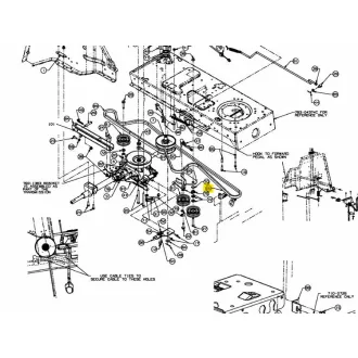 MTD ékszíj V TYPE:5L X 68.1 LG POLY (754-0626)