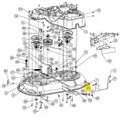 MTD ékszíj késhajtás V 79.40 LG (754-06434)